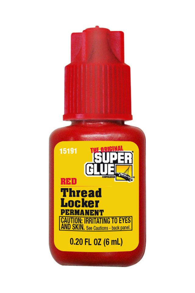 美國Super Glue® 螺絲膠 6ml -紅色永久