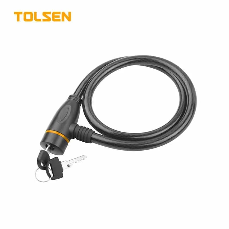 TOLSEN 鋼絲單車鎖12x800mm