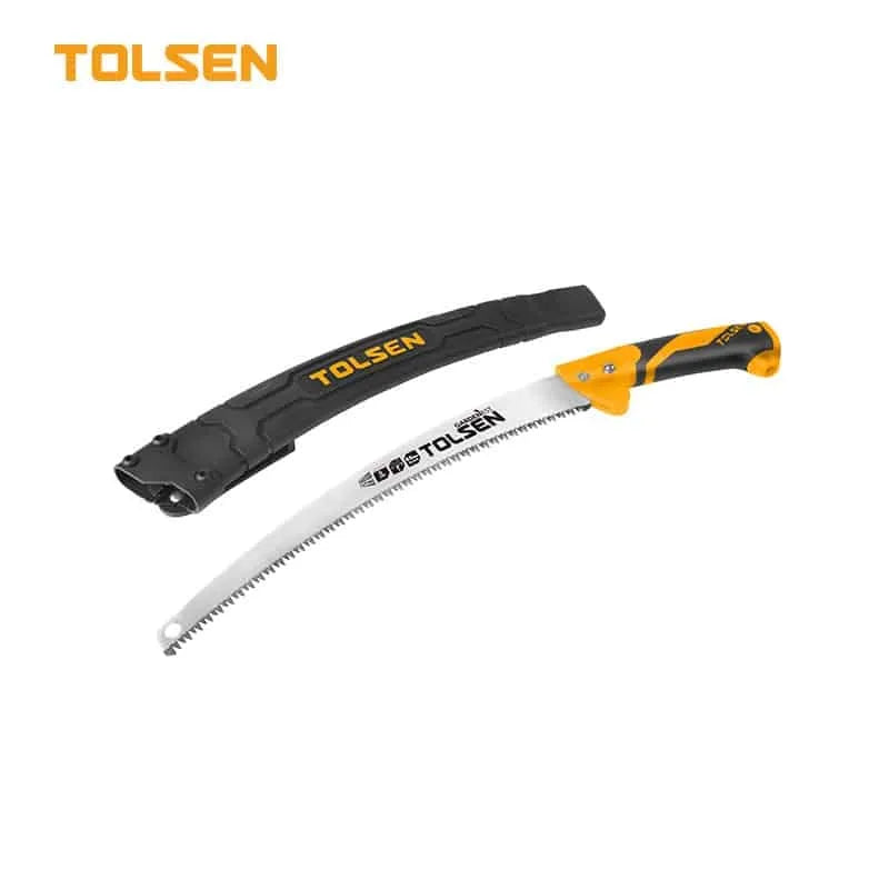 TOLSEN 膠柄14"直身樹枝鋸-帶刀套