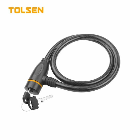TOLSEN 鋼絲單車鎖12x800mm