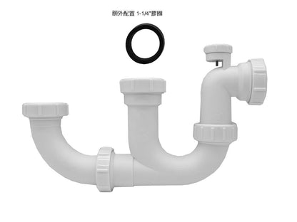 Kims 1-1/2"x 1-1/4" W型防吸力膠格氣