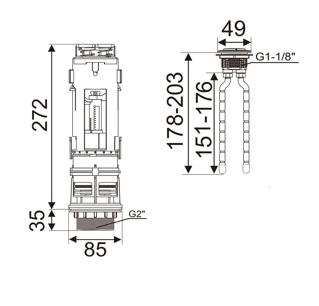 Kims 2" 環保水膽 (C-5089 Range)